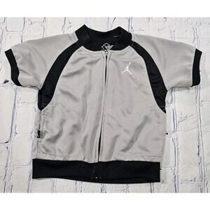 Nike Jordan Boys Grey Black Jacket Air Y2K TODDLER SIZE 24 MONTHS